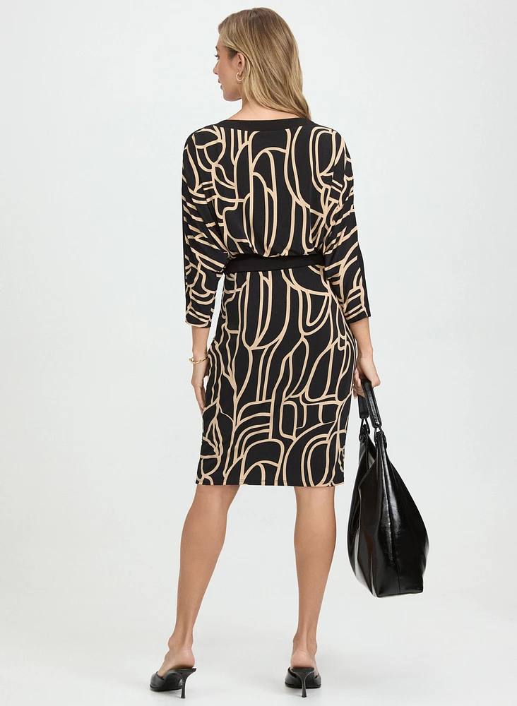 Geometric Jersey Dress