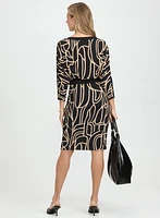 Geometric Jersey Dress