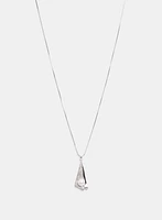 Embellished Triangle Pendant Necklace