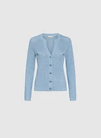 Lurex Knit Cardigan