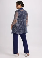 Ensemble à veste, haut et pantalon