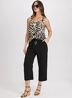 Leaf Print Top
