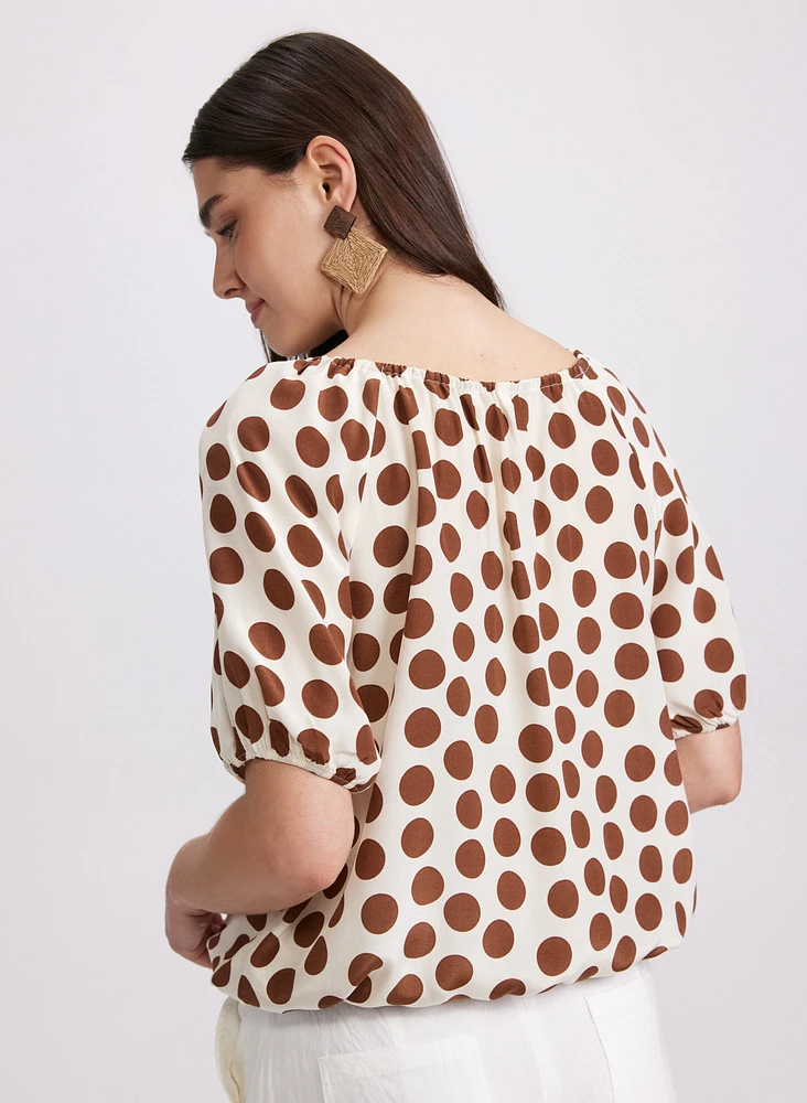 Polka Dot Blouse