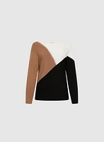 Rhinestone Trim Knit Top