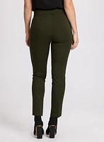 Sofia Pull-On Slim-Leg Pants