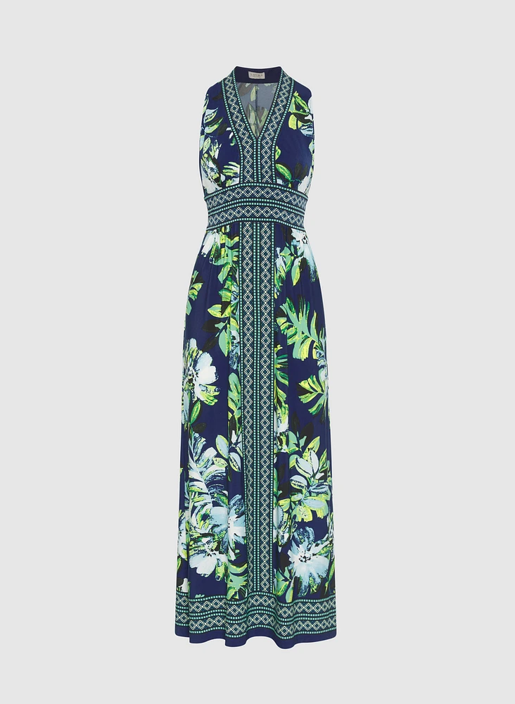 Robe maxi florale