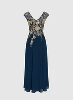 Floral Embroidered Dress