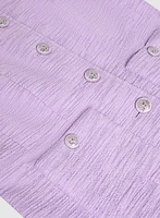 Tweed Button-Down Jacket