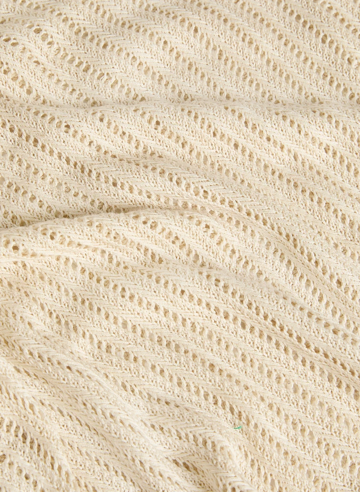 Pointelle Stitch Sweater
