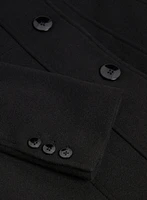 Manteau en mélange de laine extensible