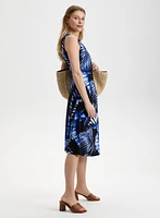 Leaf Print Dress