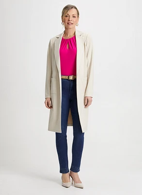 Veste redingote et haut à trou de serrure