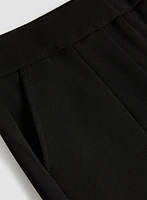 Front Slit Slim Leg Pants