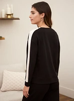 Embellished Colour Block Top