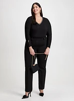 T-shirt manches longues et pantalon droit