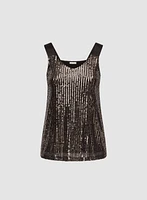 Two-tone Sequin Cami