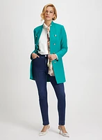 Bow Detail Straight Leg Jeans