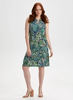 Robe ligne à motif cachemire
