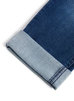 Pull-On Denim Capris