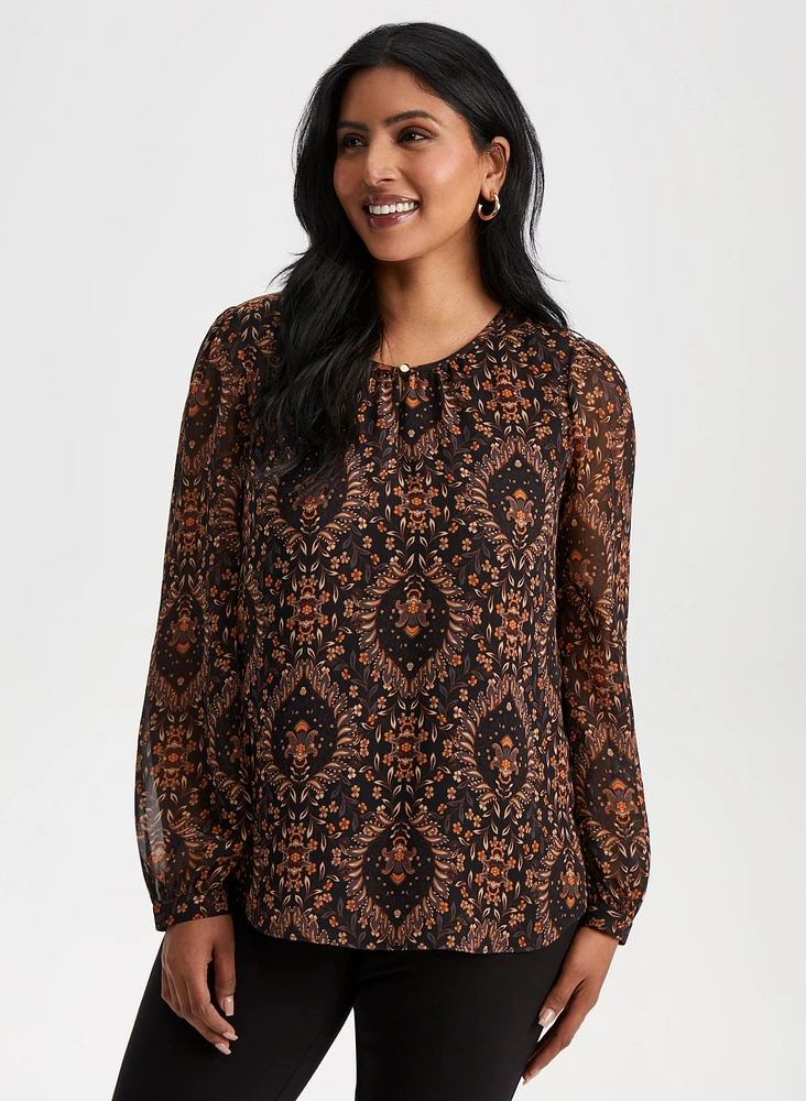 Floral Print Blouse