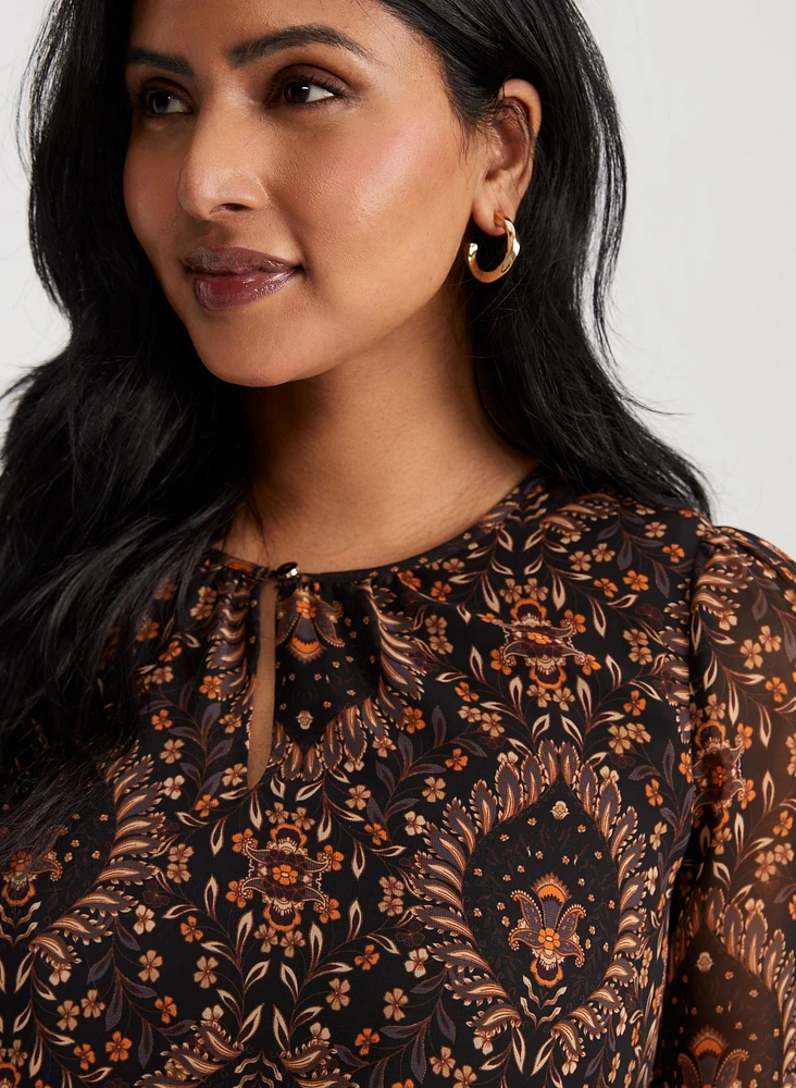 Floral Print Blouse