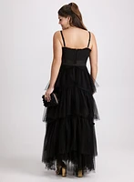 Tiered Corset-Style Dress