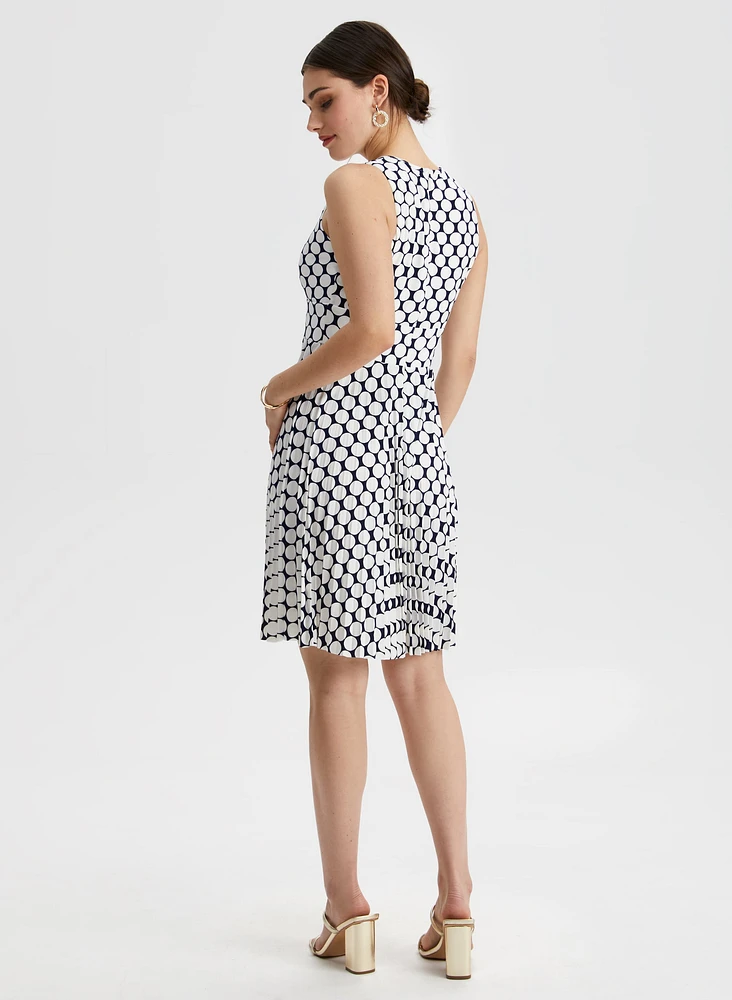 Polka Dot Print Dress