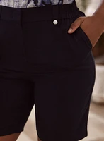 Patch Pocket Tencel Shorts