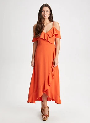 Ruffle Midi Dress