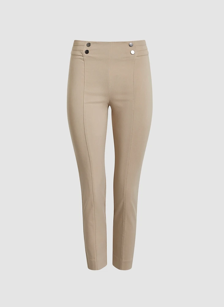 Slim Leg Pull-on Bengaline Pants