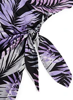 Palm Leaf Print Dress