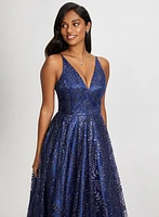 Glitter Mesh Dress