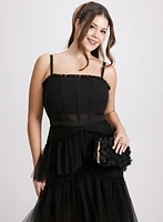 Tiered Corset-Style Dress