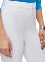 Lace-Up Detail Capri Pants