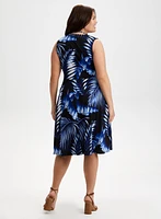 Leaf Print Dress