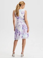 Floral Print Belted Dress