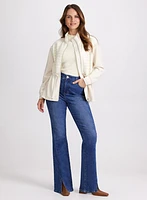 Sleeveless Mock Neck Sweater