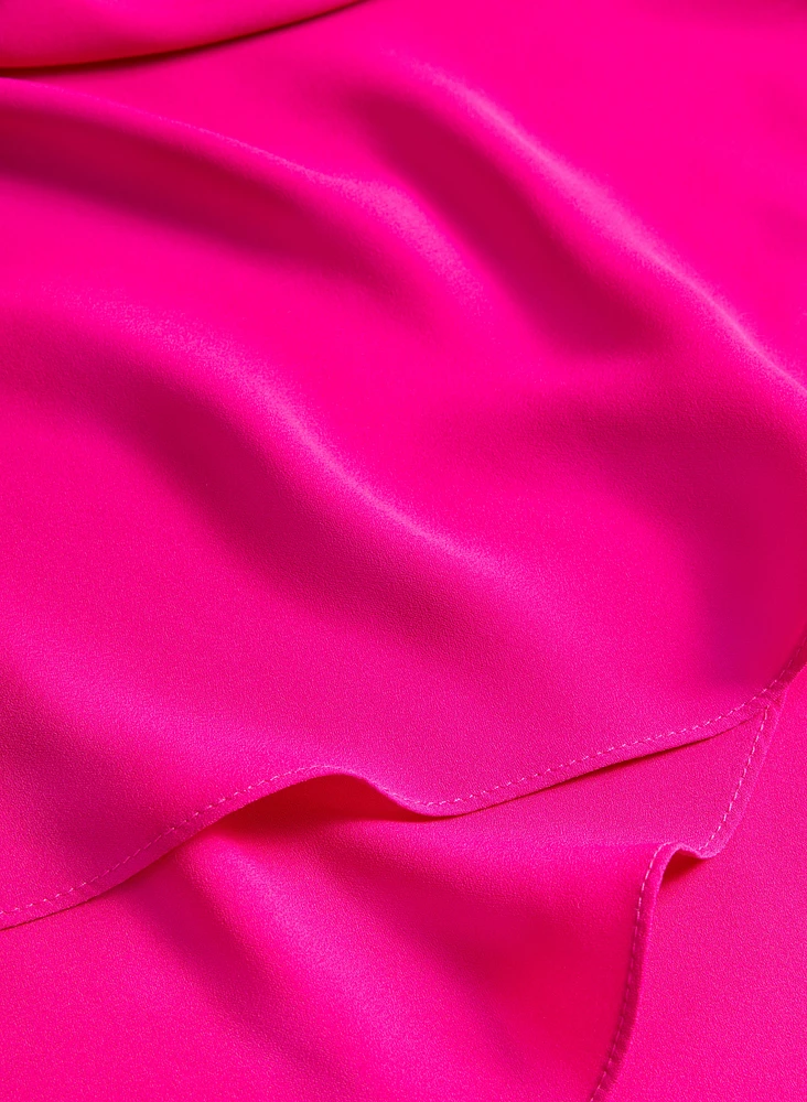 Flutter Sleeve V-Neck Blouse