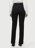 Front Slit Slim Leg Pants