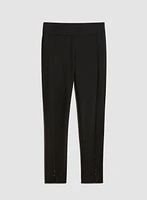 Pull-On Pearl Detail Leggings