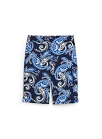 Paisley Print Shorts