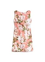 Robe sans manches à imprimé fleuri