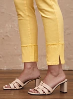 Charlie B - Flare Leg Cuff Detail Pants