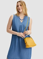 Sleeveless V-Neck Dress