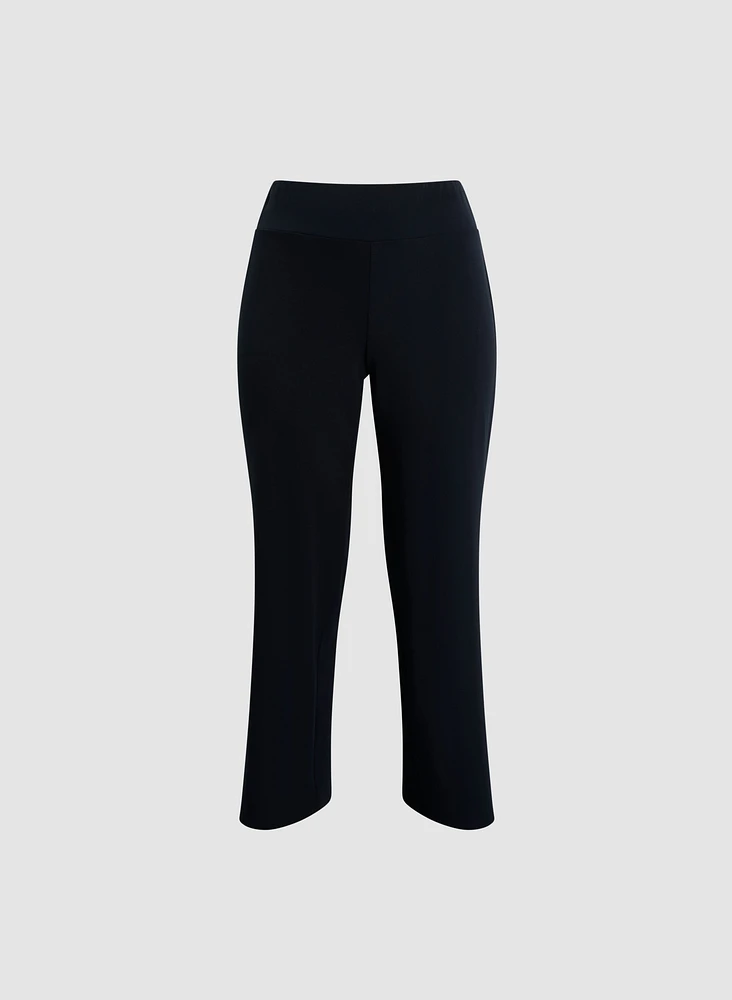 Olivia Pull-On Wide-Leg Pants