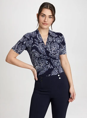Haut à motif paisley