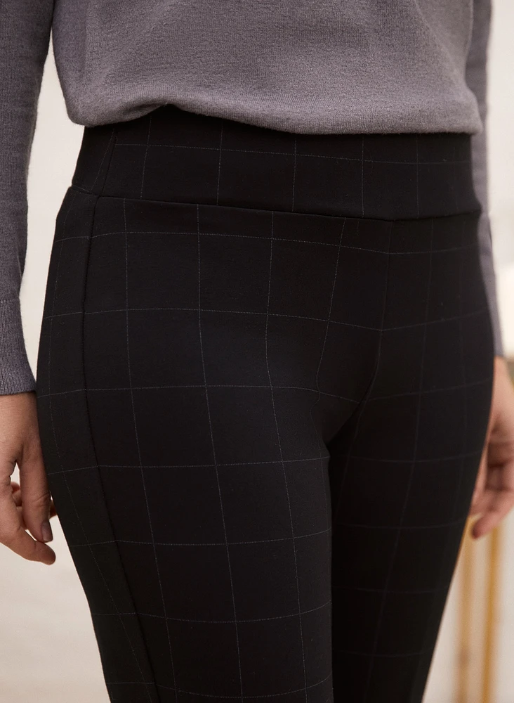 Pantalon à carreaux enfiler