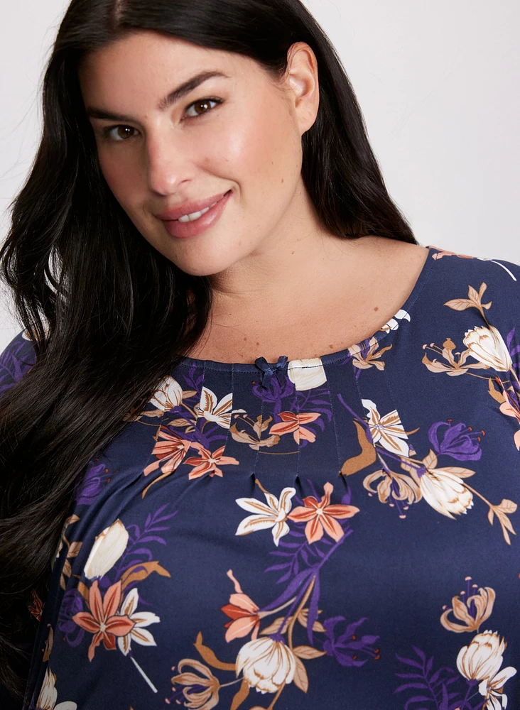 Floral Print Nightgown
