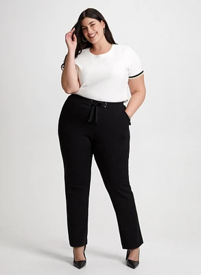 T-shirt basique et pantalon à enfiler