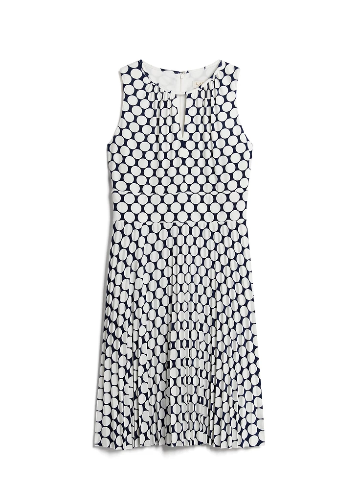 Polka Dot Print Dress